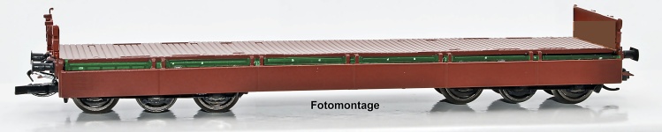 NPE Modellbau NW52059 - TT - Schwerlastwagen Samms 4860 unbeladen - abgeklappt, DR, Ep. IV